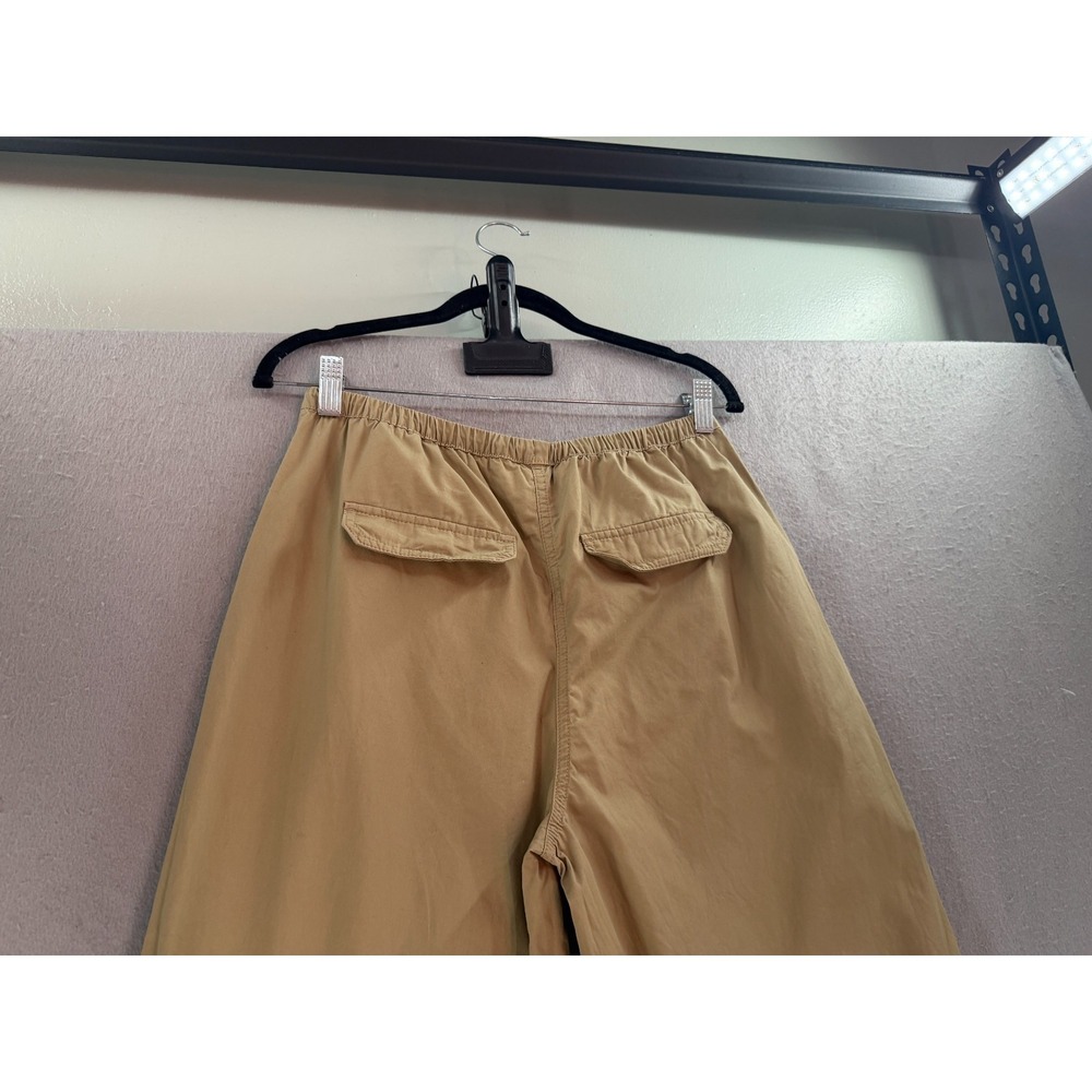 H&M Pants Womens XS Tan Parachute Streetwear Y2K Baggy Gorpcore Cargo Utility - Picture 6 of 13